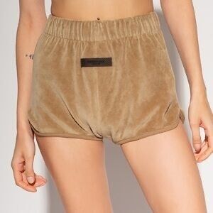Fear Of God Elastic Waistband Velvet Casual Shorts Size Small